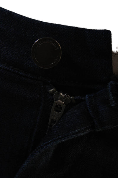 Blank NYC Women Skinny Ankle Jeans Dark Blue High-Rise Button Size 26