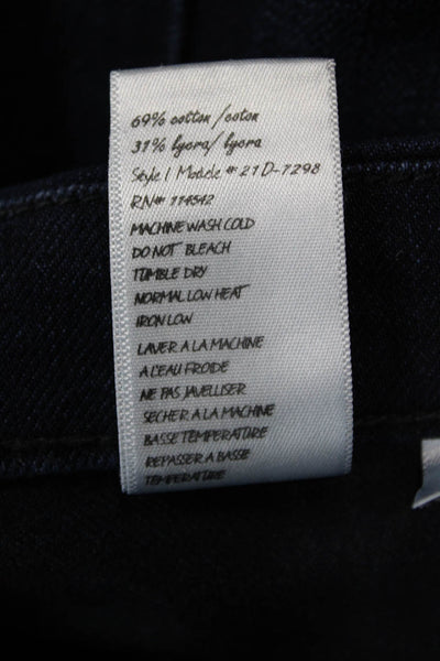 Blank NYC Women Skinny Ankle Jeans Dark Blue High-Rise Button Size 26