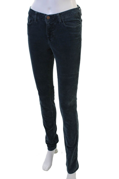 J Brand Women Skinny Jeans Dark Gray Button Size 27