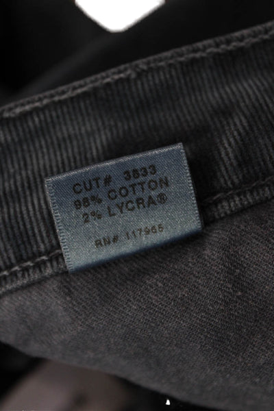 J Brand Women Skinny Jeans Dark Gray Button Size 27