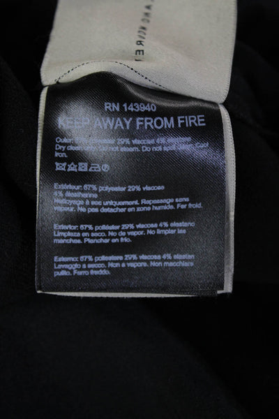 Roland Mouret Women Dress Pants Black Hook & Eye Size 30