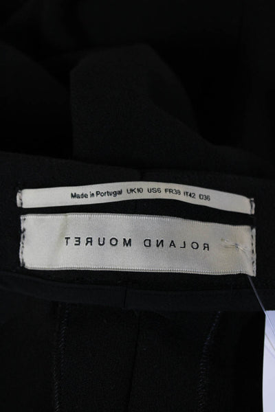 Roland Mouret Women Dress Pants Black Hook & Eye Size 30