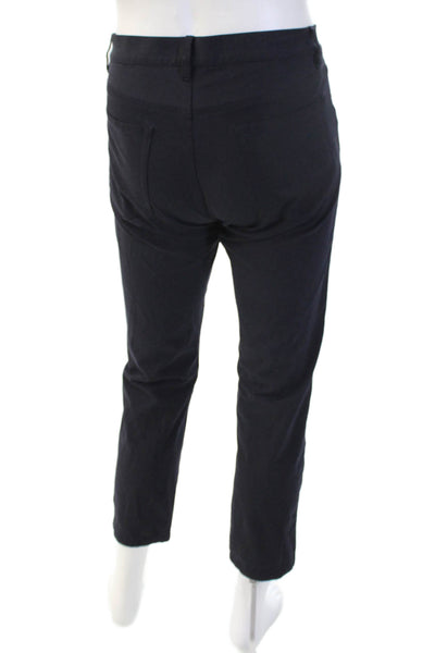 Theory Men Cropped Ankle Pants Black Button Size 33