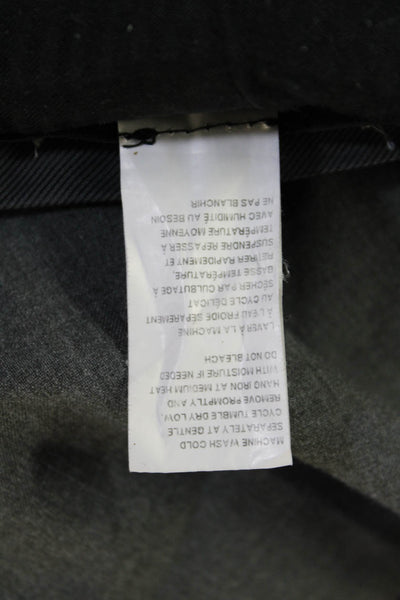Calvin Klein Mens Dress Pants Gray Button Closure Size 36