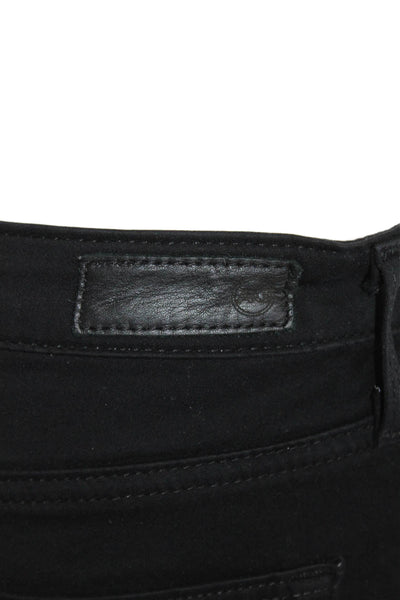 Adriano Goldschmied Women Ankle Cropped Black Pants Size 4