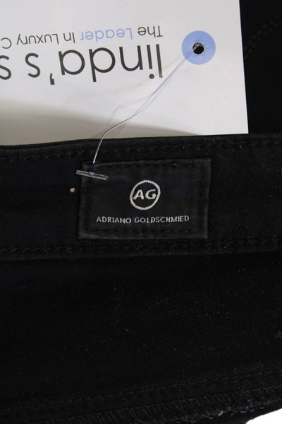 Adriano Goldschmied Women Ankle Cropped Black Pants Size 4