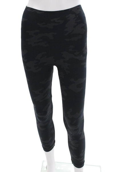 Spanx Women Black Camo Ankle Jeggings Size S