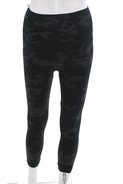 Spanx Women Black Camo Ankle Jeggings Size S