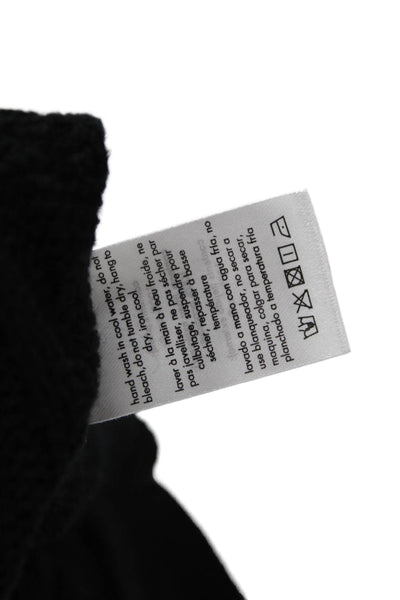 Rachel Parcell Unisex Black V-Neck Button Cardigan Sweater Acrylic Size XS