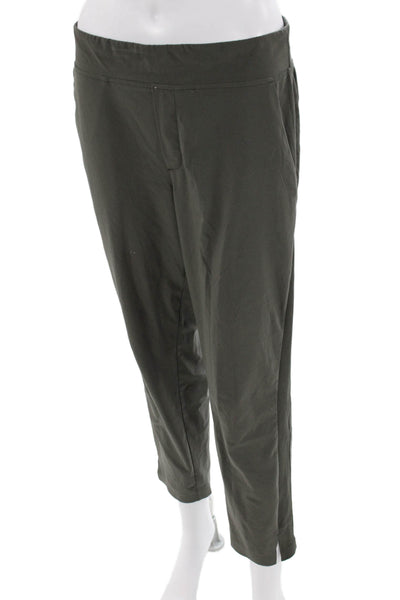 Athleta Women Cropped Ankle Pants Green Size 6P