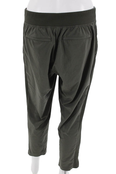 Athleta Women Cropped Ankle Pants Green Size 6P