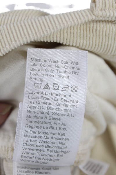 J Crew Unisex Beige Cropped Ankle Pants Size 28