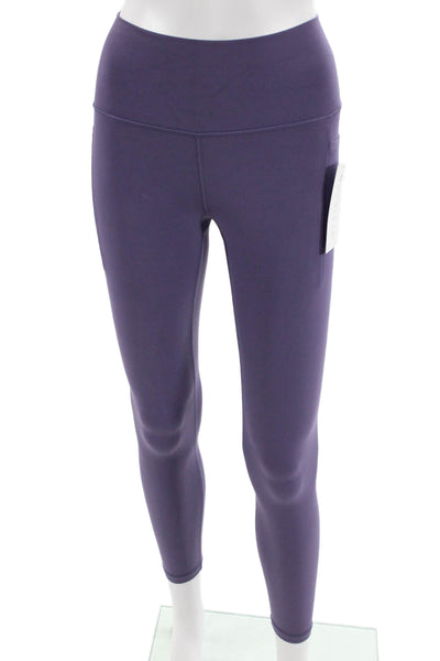 Athleta Womens Purple Ankle Leggings Petite Size S