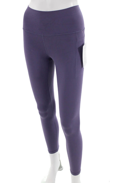 Athleta Womens Purple Ankle Leggings Petite Size S