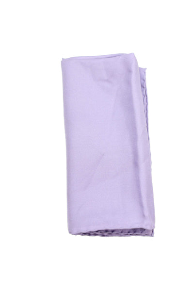 Neiman Marcus Mens Silk basic Pocket Square Light Purple 16" x 16"
