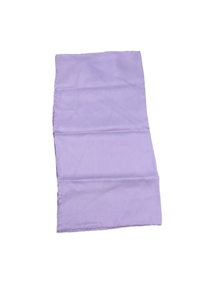 Neiman Marcus Mens Silk basic Pocket Square Light Purple 16" x 16"