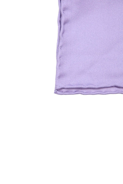 Neiman Marcus Mens Silk basic Pocket Square Light Purple 16" x 16"