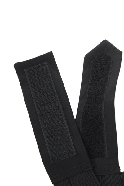 Mr. Knight Mens Silk Pleated Detail Elastic Cummerbund Belt Black 40"