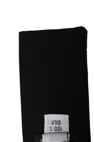 Mr. Knight Mens Silk Pleated Detail Elastic Cummerbund Belt Black 40"