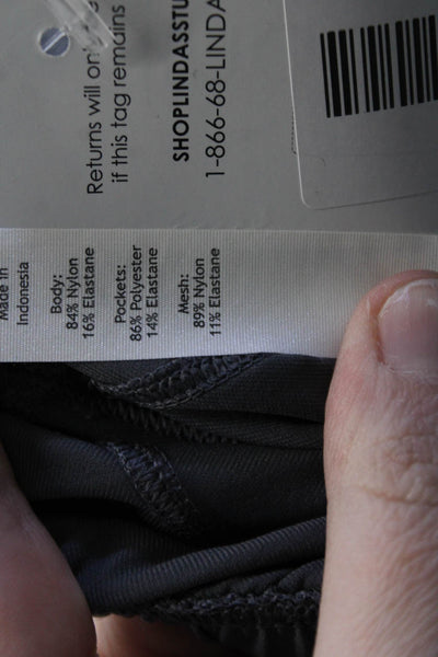 Lululemon Womens Cropped Capri Pants Dark Gray Size 2