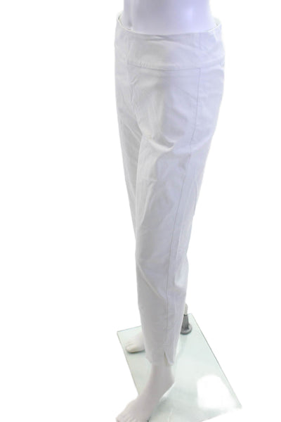 Up! Womens Cropped Ankle Pants White Size 6