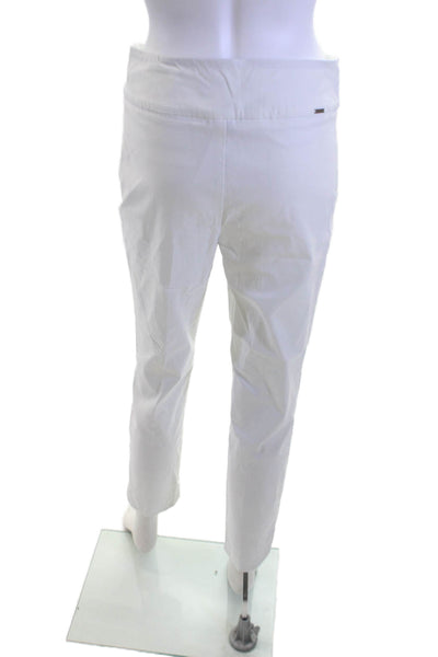 Up! Womens Cropped Ankle Pants White Size 6