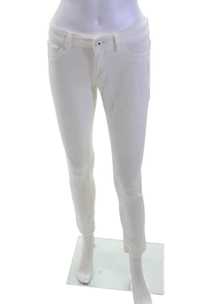 DL1961 Women Ankle Jeggings White Size 25