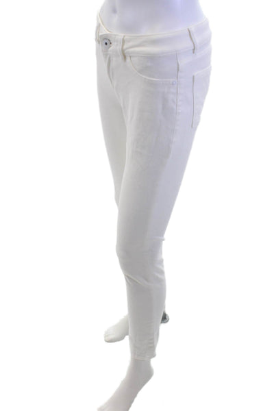 DL1961 Women Ankle Jeggings White Size 25