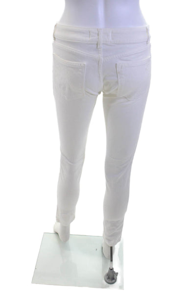 DL1961 Women Ankle Jeggings White Size 25