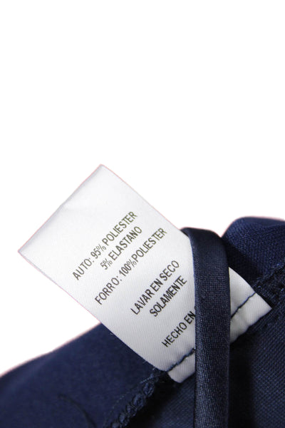Sage The Label Women Cropped Camisole Dark Blue Square Neck Size S