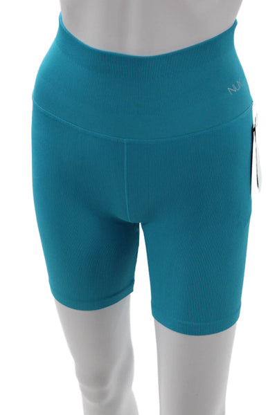 Nux Unisex Biker Shorts Blue Size S