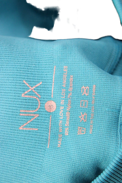 Nux Unisex Biker Shorts Blue Size S