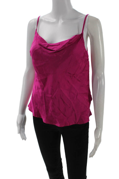 Bella Dahl Womens Pink Camisole Buckle Closure Sleeveless Size XS