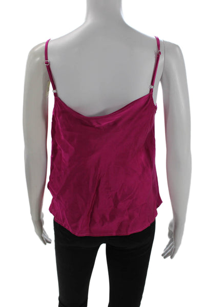 Bella Dahl Womens Pink Camisole Buckle Closure Sleeveless Size XS