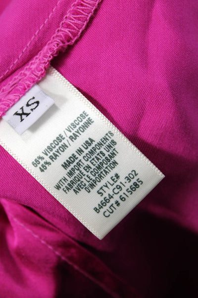 Bella Dahl Womens Pink Camisole Buckle Closure Sleeveless Size XS