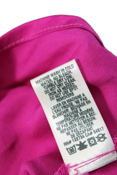 Bella Dahl Womens Pink Camisole Buckle Closure Sleeveless Size XS