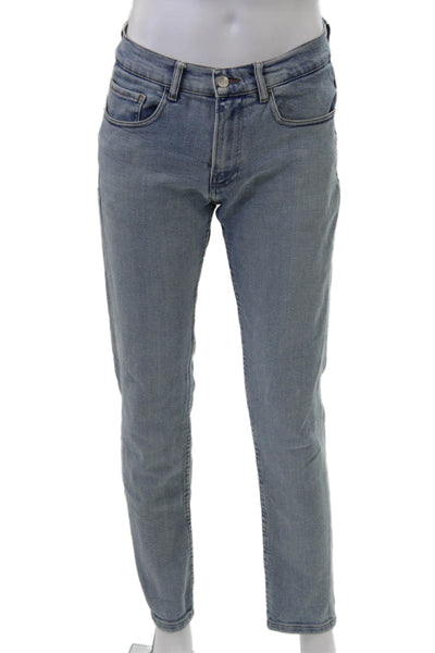 Zara Men Straight Jeans Gray Cotton 90s Button Inseam 31 Size 30