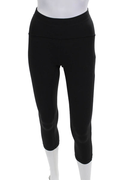 Lululemon Women Capri Crop Leggings Black Nylon Size 4