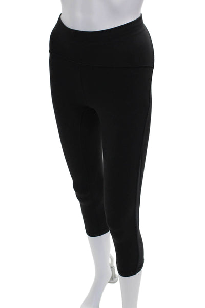 Lululemon Women Capri Crop Leggings Black Nylon Size 4