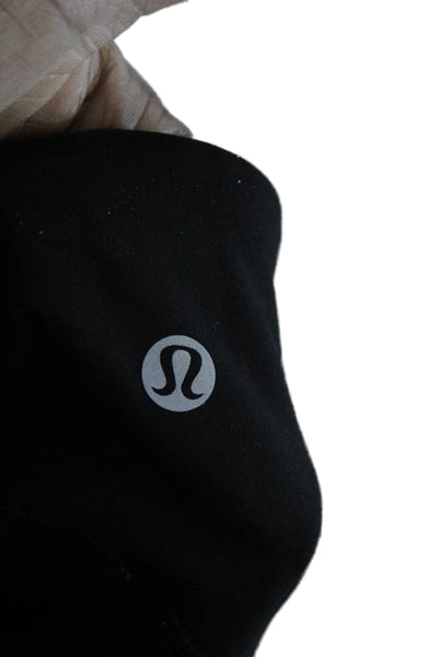 Lululemon Women Capri Crop Leggings Black Nylon Size 4