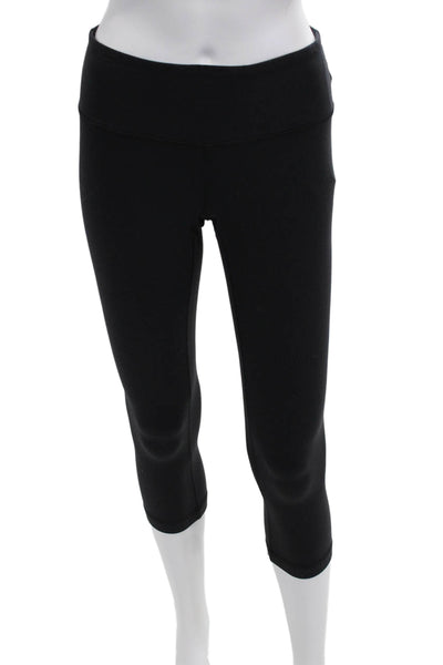 Lululemon Women Ankle Capri Leggings Black Nylon Size 4