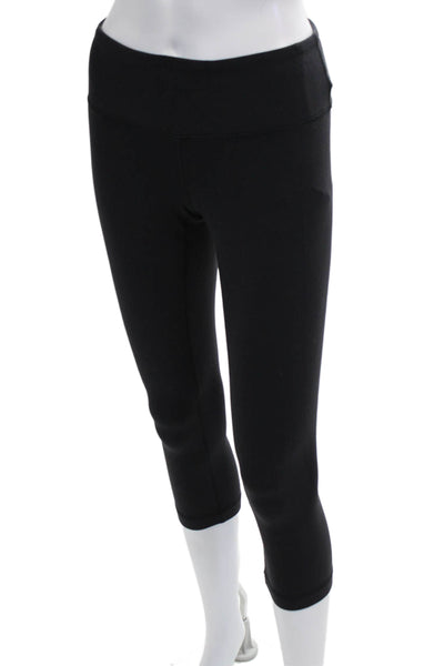 Lululemon Women Ankle Capri Leggings Black Nylon Size 4
