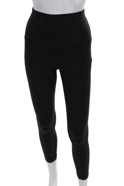 Lululemon Women Ankle Capri Leggings Black Nylon Size 4