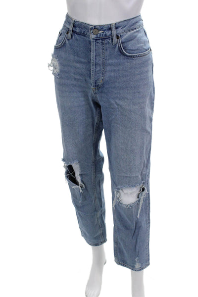 Rails Women Boyfriend Cropped High Rise Blue Jeans Size 26