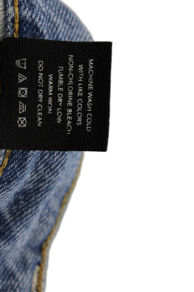 Rails Women Boyfriend Cropped High Rise Blue Jeans Size 26
