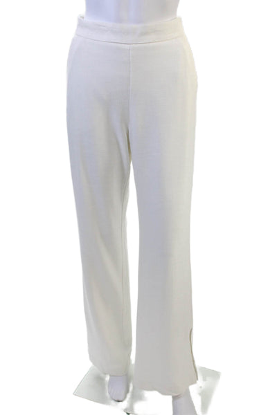 Trina Turk Women Dress Pants White Hook & Eye Size 8