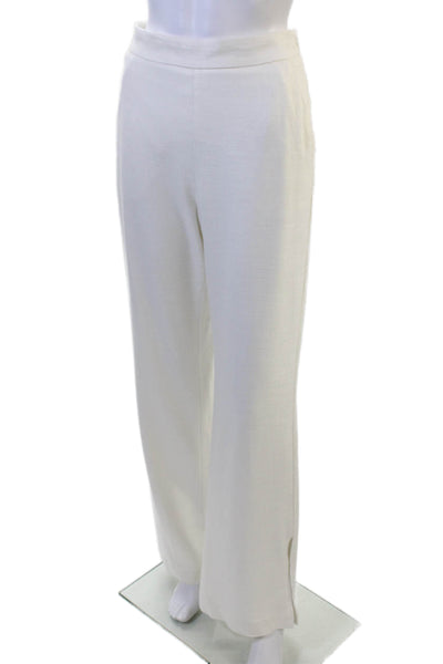 Trina Turk Women Dress Pants White Hook & Eye Size 8
