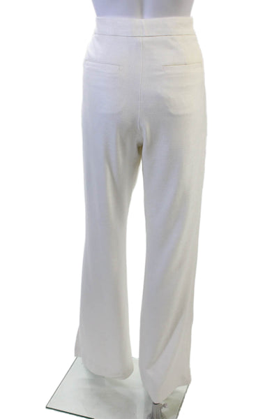 Trina Turk Women Dress Pants White Hook & Eye Size 8