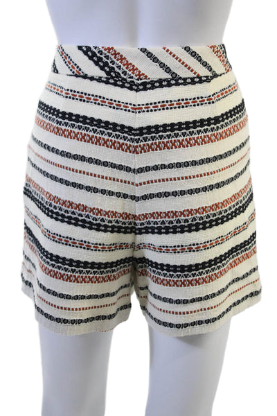 Trina Turk Womens Beige Aztec Striped Shorts Size 6