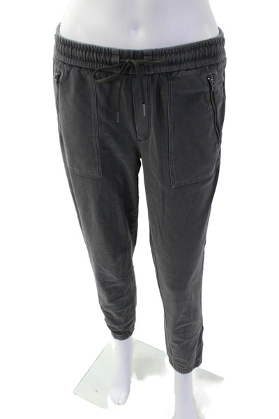 Athleta Womens Dark Gray Jogger Sweatpants Drawstring Size 4